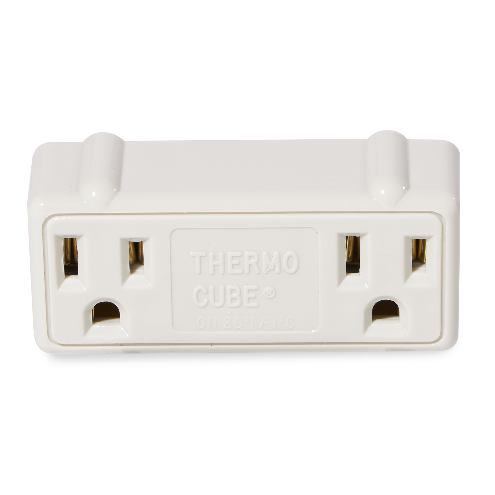 Thermostatically Controlled Outlet, Temperature Outlet Plug Auto Turn on  Below 32℉Turn Off Above 50℉, Cold Weather Thermostat Cube Freeze Control  for