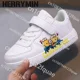 thumbnail image 4 of Zapatillas de baloncesto informales para niños y niñas de 8 y 9 años, zapatos para correr, regalo, Minions, 4 of 5