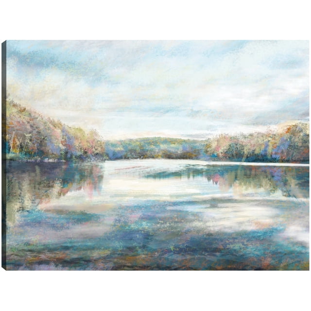 Cuadro Decorativo - lugar de verano Jr Impresión en canvas, estrechado