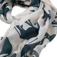 thumbnail image 3 of Premium Elephant Print Frayed End Scarf Wrap, 3 of 3