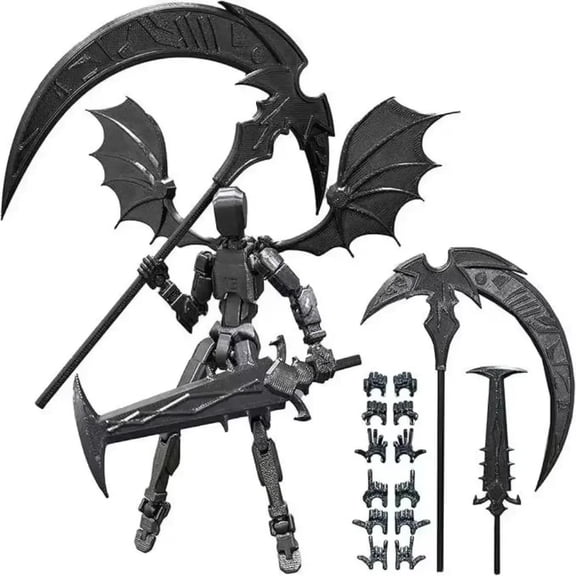 1pcs Action Figure, 3D Printed Multi-Jointed Movable, Desktop Decoration