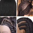 thumbnail image 4 of Mannequin Head with Human Hair with Stand for Hairdresser Practice Cosmetology Manikin Doll Training Head Braiding Styling Coloring Cutting Updos Display, 4 of 6