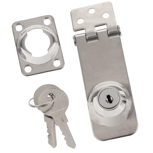 Cerrojo de Bloqueo de Seguridad para Llave de Puerta de Grado Marino de Barco de Acero Inoxidable 1-1 / 8 "x 3" Macarena Cerrojo de seguridad para botes marinos