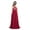 Burgundy, variant on Raenseen Kids Flower Girl Halter Lace Chiffon Dress Juniors Bridesmaid Wedding Formal Dress Party Burgundy 6