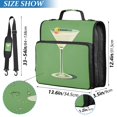 thumbnail image 2 of FORMRS Zipper Binder with Shoulder Strap 2-inch Ring 500 Sheet Capacity File Bag, Green Lemon Juice, 2 of 5