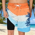 thumbnail image 2 of Djtdsds Boys Swim Trunks with Pockets Graphic Prints Swimwear for Kids Comfortable Beach Shorts Size:14-16 Years, 2 of 4