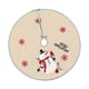 thumbnail image 3 of Falda de árbol de Navidad Delantal de suelo de árbol de Navidad Estera de árbol de Navidad impresa para decoración de árbol de Navidad interior Muñeco de nieve Macarena falda del árbol de navidad, 3 of 8