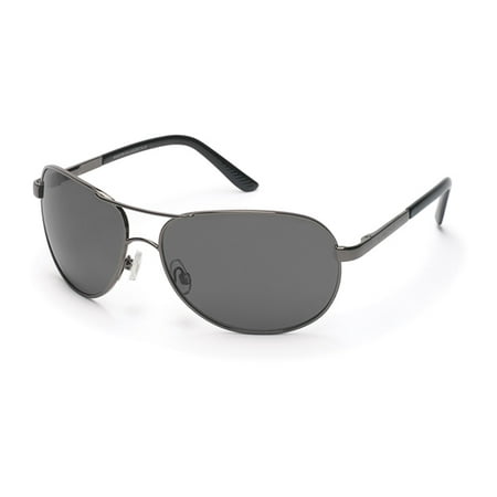 Suncloud Aviator Polarized Sunglasses Gunmetal/Gray Large Fit