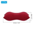 thumbnail image 2 of Uxcell Inflatable Pillow, Ultralight Camping Travel Pillow for Hiking, Red 3 Pack, 2 of 6