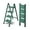 Green, variant on 3 Step Ladder,Aluminum Lightweight Folding 3 Step Stool with Anti-Slip Wide Pedal,330lbs Capacity Step Ladder for Household,Kitchen,Office - Fairyland Green