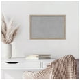 thumbnail image 4 of Amanti Art Hardwood Wedge White Wash Framed Magnetic Board 19 x 13 in., 4 of 7
