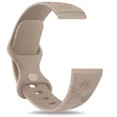 thumbnail image 1 of Flower Engraved Band for Fitbit Versa 3/Versa 4/Sense/Sense 2 Strap Soft TPU Sport Smartwatch Watchband Replacement for Versa Milk Tea For Fitbit versa 3, 1 of 6
