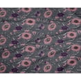 thumbnail image 4 of oneOone Polyester Lycra Fabric Leaves & Floral Block Printed Craft Fabric BTY 56 Inch Wide, 4 of 5