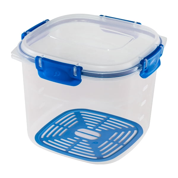 Contenedor para alimentos Clip'N'Lock Polimes 2 l Azul