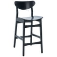 thumbnail image 5 of SAFAVIEH Thaxton Curved Mid Back Counter Stool, Black, 5 of 13