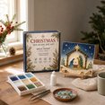 thumbnail image 6 of Christmas Sea Glass Art Kit for Adults & Beginners (Nativity Scene) DIY Mosaic Craft Kit, Holiday Handmade Artwork Set, Santa Christmas Decor & Creative Craft Gift, 6 of 7