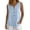Light blue, variant on Sleeveless Tank Tops for Women Cotton Linen V Neck T Shirts Loose Fit Casual Shirt Soft Breathable for Summer Daily Outfits by Gbobgt Beige L