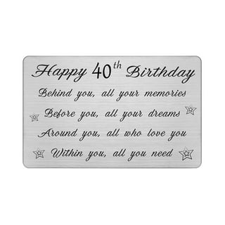  CENTRAL 23 40th Birthday Wrapping Paper - 6 Sheets of White  Gift Wrap and Tags - Speed Sign - Age 40 Forty - Fun Wrapping Paper for Men  and Women 