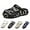 Black, variant on Men's Garden Clogs Shoes Fun Graffiti Wrapped Clog Sandals Non Slip Outdoor Beach Slippers