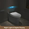 thumbnail image 4 of HOROW Smart Toilet with Powerful Flush, Auto Open/Close Lid, Bidet Toilet with Elonged Heated Toilet Seat, Instant Warm Water Wash, Dryer, Digital Display, 4 of 13