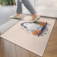 thumbnail image 4 of Happy Halloween Pumpkin Ghost Door Mat Decorations Pumpkin Skull Bat Spider Welcome Mat Retro the Indoor Door Mat/Outdoor Crystal Velvet 30x17 Inches, 4 of 7
