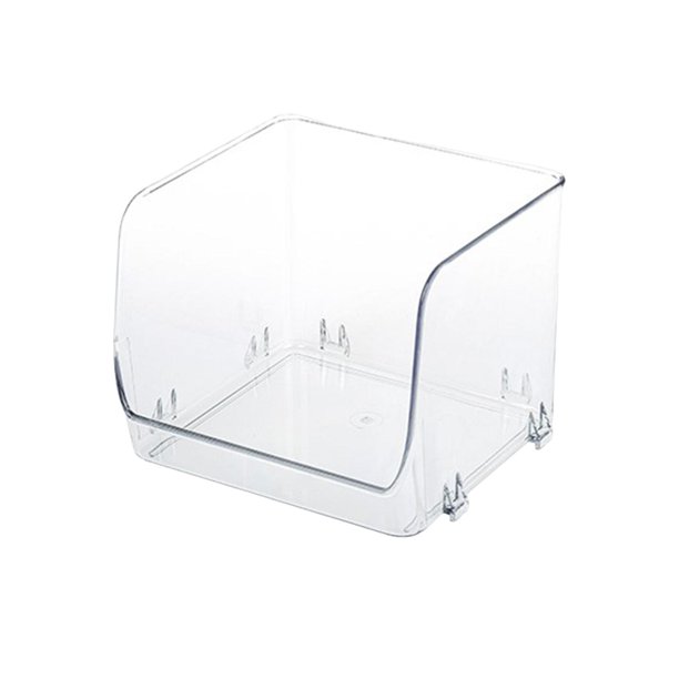 Estante de almacenamiento transparente para tazas, organizador de vasos de vidrio, soporte multifuncional para tazas, soporte de almacenamiento para S 13cmx14.5cmx16cm Gloria Bandeja de almacenamiento
