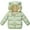 style-05 Light Green, variant on Girl Winter Coat Waterproof Infant Toddler Baby Girls' Winter Jacket Fleece Lined Quilted Bubble Puffer Coat for Girls Size 18 24 Months (Light Green,18-24 Months)