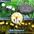 thumbnail image 4 of Luces solares de jardín YaaFen, paquete de 2 unidades, 16 LED, luciérnaga, blanco cálido, 4 of 6