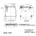 thumbnail image 4 of Tarjeta de Memoria SD Unique Bargains Conector de Montaje en PCB 11 Pines Cuerpo Largo 10 Piezas, 4 of 4