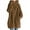 Coffee, variant on Womens Long Tunic Hooded Jackets Solid Color Zip Up Sweatshirt Jackets Turtleneck Drawstring Hoodies Coat with Pocket coats for women