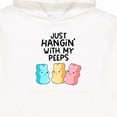 thumbnail image 3 of Inktastic Easter Just Hangin' with My Peeps Youth Hoodie Sweatshirt, 3 of 4
