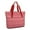 Red Christmas Pattern, variant on Tote Bag for Women - Beige Christmas Character Pattern Shoulder Bag - Large Utility Work Duffle Bag with Zipper Handbag for Travel, Work, Sprots