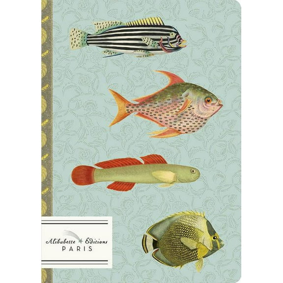 Petit Perfect-Bound Notebooks - Soft Touch Cover: Carnaval: Underwater Carnival of Colorful Fish (Hardcover)