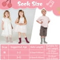 thumbnail image 5 of Bocaoying 16-Pack Toddler Non-Slip Crew Socks Combed Cotton with Gripper and Heel Tab 4-Color for 1-3T, 5 of 7