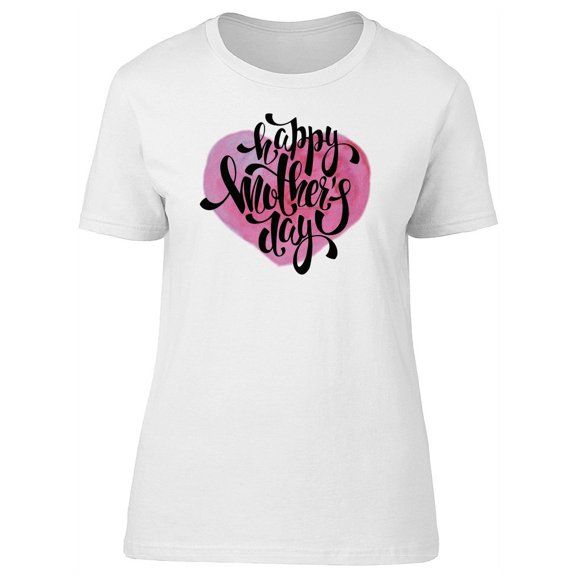 Mothers Day Pink Heart, Cute Tee Women's -Image by Shutterstock