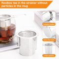 thumbnail image 3 of 2PCS Tea Strainer, Stainless Steel Tea Infuser Basket Sitting in Mugs, Tea Infusers for Loose Tea, Fine Mesh Tea Diffuser Long-Handled Tea Strainers Tea Filters, Tea Steeper for Loose Leaf Tea, 3 of 4
