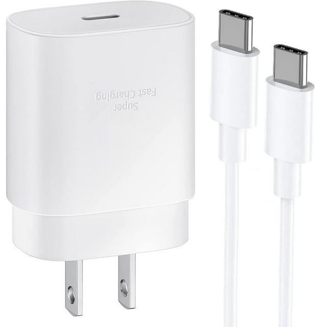S24 S23 S22 S25 25W USB C Charger Super Fast Charging Type C Charger Cable 6FT for Samsung Galaxy S2