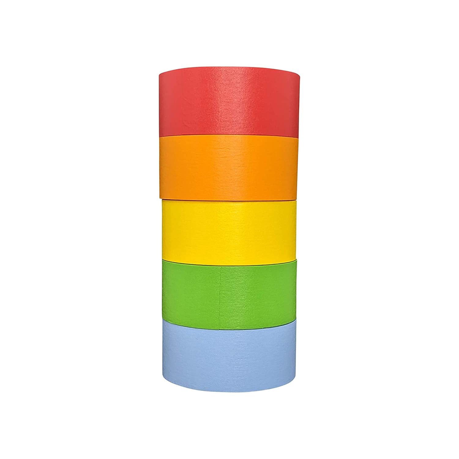 Bartovation Labeling Tape Variety Pack with 5 Rolls of Assorted Colors, 500" x 1"
