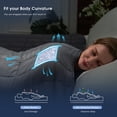 thumbnail image 3 of Teler Weighted Blanket for Adult (15lbs 48.2"x72.2" Twin Size Grey) ,Cooling Breathable Heavy Blanket, 3 of 11