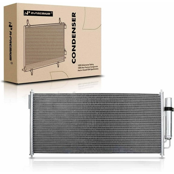 A-Premium Air Conditioning A/C Condenser Compatible with Nissan Altima 2002-2006, Maxima 2004-2008, 2.5L 3.5L, Replace# 921007Y000