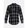 thumbnail image 5 of George Men's and Big Men's Double Pocket Flannel Shirt, Sizes XS-3XLT, 5 of 5
