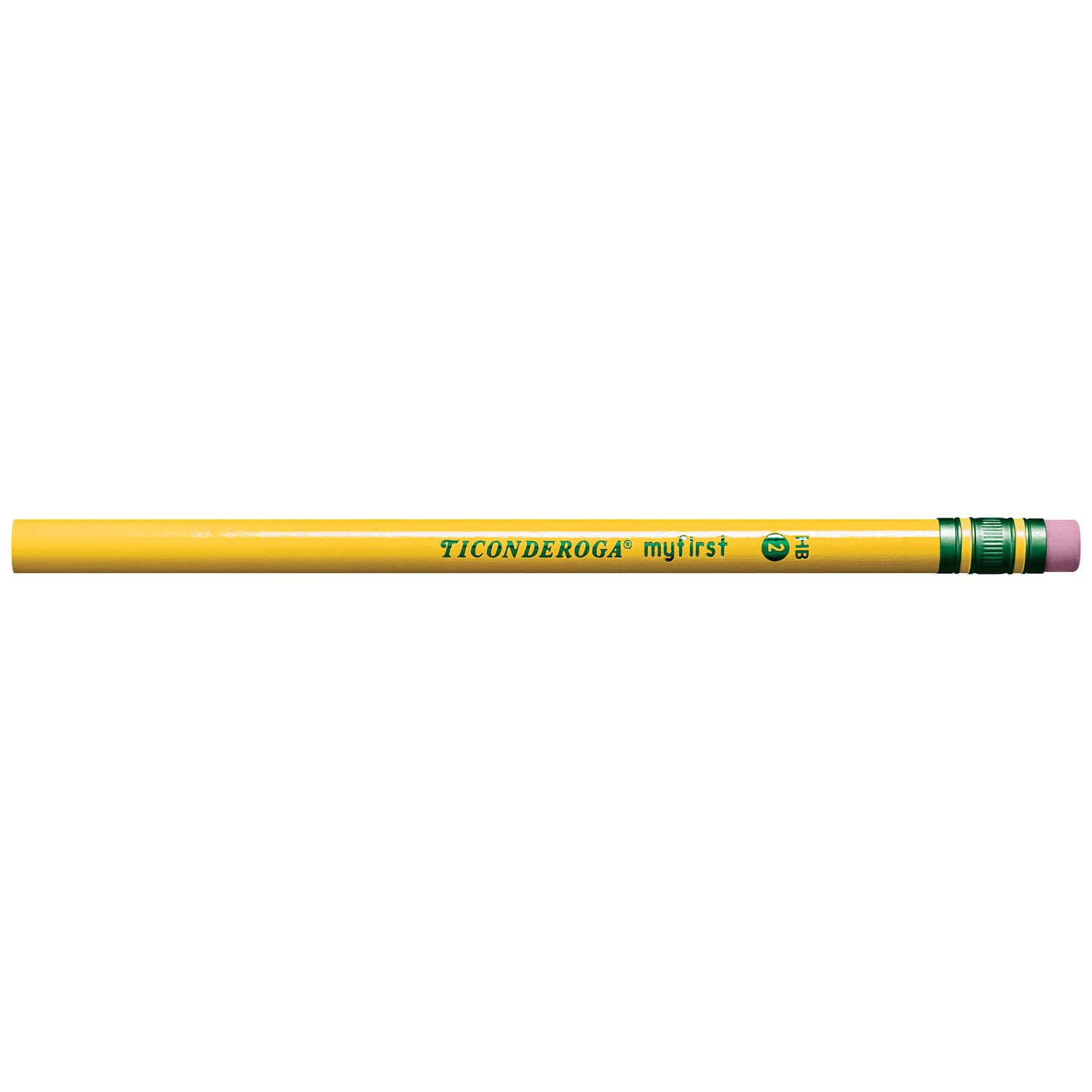 Ticonderoga Beginners Pencils with Eraser, 12 Per Pack, 2 Packs