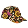 thumbnail image 3 of Balery Sunflowers Mushrooms Baseball Cap For Women Men,Adjustable Size For Running Workouts And Outdoor Activities All Seasons, 3 of 9