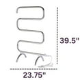 thumbnail image 3 of Warmrails by Jerdon Classic Towel Warmer, Chrome Finish , Height 37 inches , Width 24.6 inches - Model HCC, 3 of 6