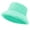 Turquoise, variant on TZ Promise Women Plush Fluffy Bucket Hat Warm Lining Winter Faux Fur Cozy Wide Brim Winter