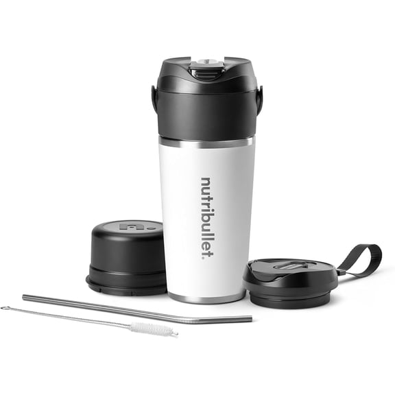 nutribullet Flip Blender with Insulated Cup, White