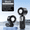 Black, variant on Foldable Neck Hanging Cooling Fan, TEC Superconduct Refrigeration, 100 Gears, 4000mAh Battery, Handheld & Desktop Personal Air Conditioner for Travel & Sports