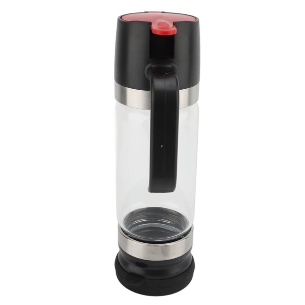 Dispensador De Miel De 300 Ml, Botella De Vidrio Versátil Sin Goteo Con Interruptor De Válvula De Silicona Dispensador De Jarabe De Café Condimentos Contenedor Para Cocina