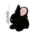 thumbnail image 6 of STPToys Plush Easter Bunny Stuffed Animals Toys,Soft Rabbit Huggable Cuddly Toys Accompany Sleeping Bunny Dolls Birthday Gift - Gray, 6 of 9