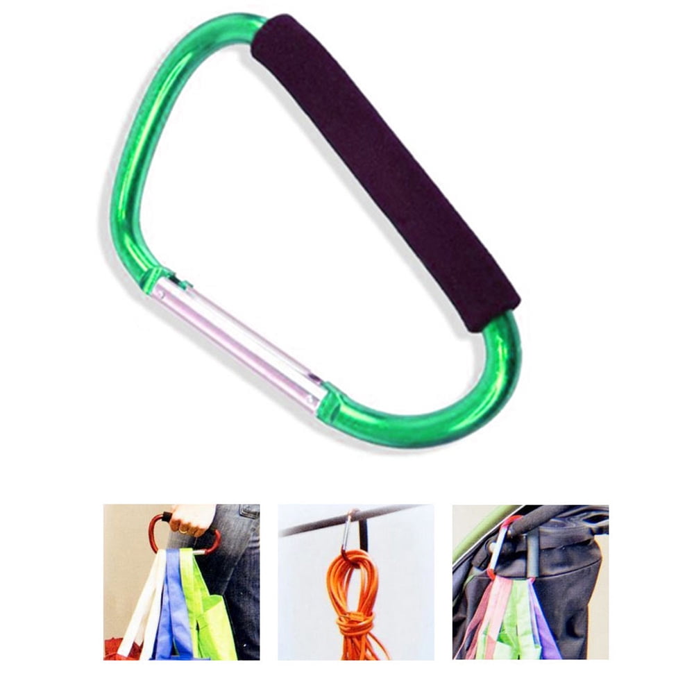 5 PACK LARGE 120mm CARABINER Camping/Hiking/Sporting Clip Clasp Spring Snap Hook 